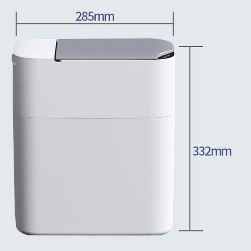 Smart Corner Sensor Trash Can for Kitchen & Bathroom, Touchless Automatic Indoor Waste Bin
