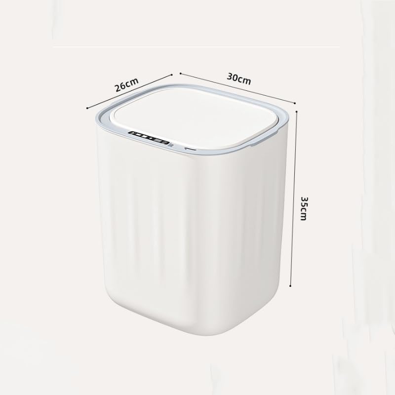 Smart PP Sensor Trash Can, Home Kitchen Bathroom Living Room Waste Bin