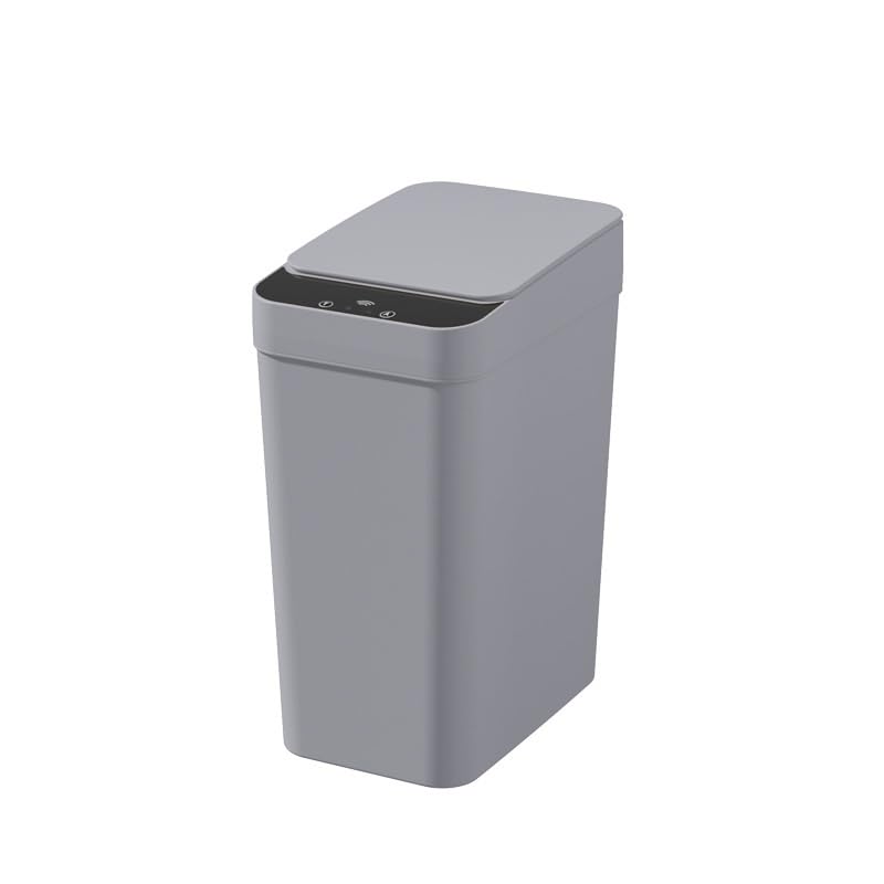 Smart PP Sensor Trash Can for Bedroom Kitchen Household, Automatic Flip Lid Waste Bin