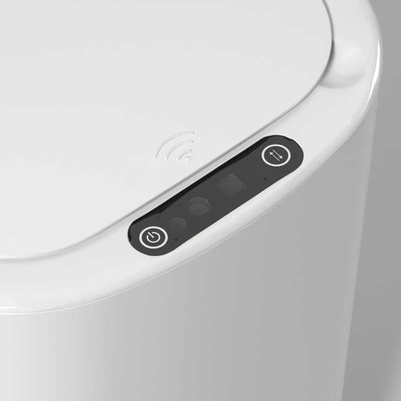 Smart ABS Sensor Trash Can with Automatic Lid, Kitchen Bathroom Office Touchless Waste Bin
