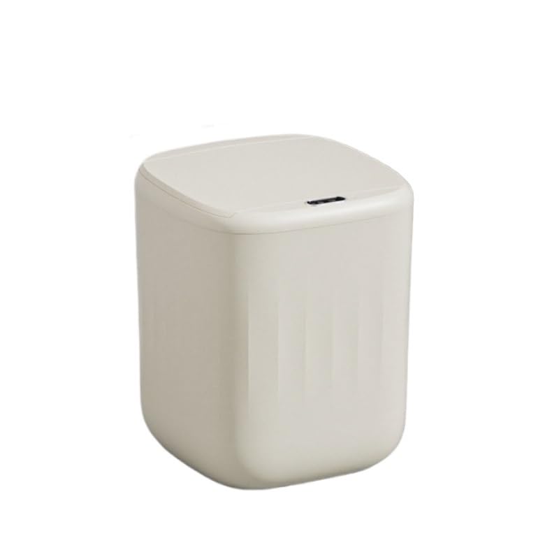 Smart ABS Sensor Trash Can for Kitchen Bedroom Bathroom, Automatic Flip Lid Household Waste Bin
