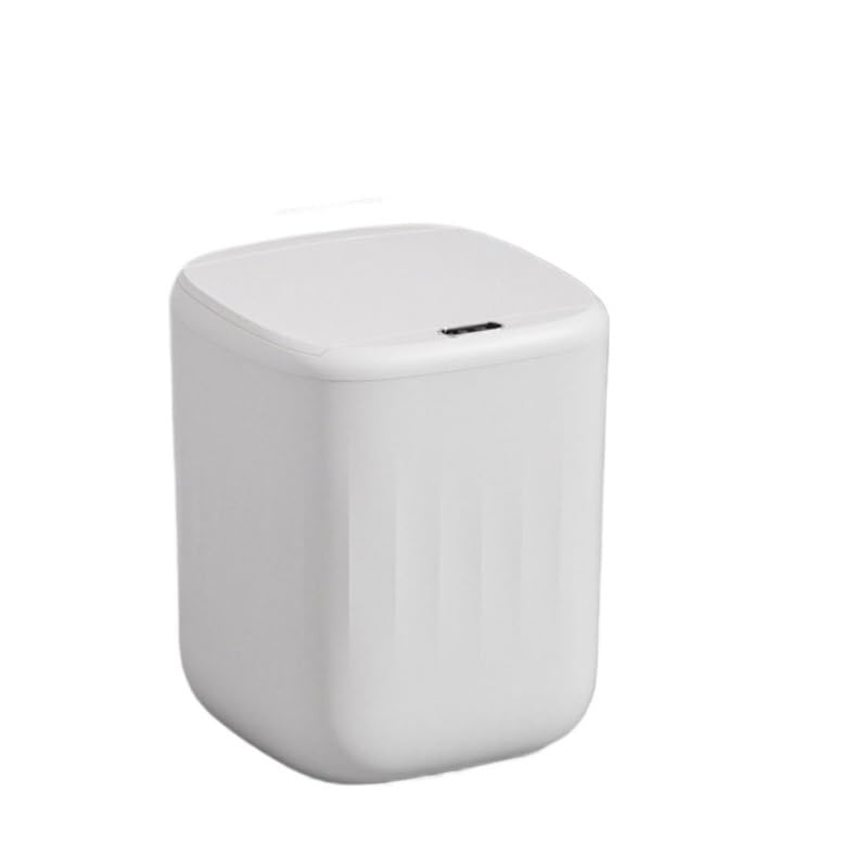 Smart ABS Sensor Trash Can for Kitchen Bedroom Bathroom, Automatic Flip Lid Household Waste Bin