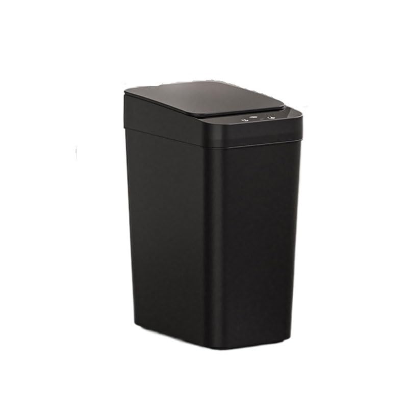 Smart PP Sensor Trash Can for Bedroom Kitchen Household, Automatic Flip Lid Waste Bin