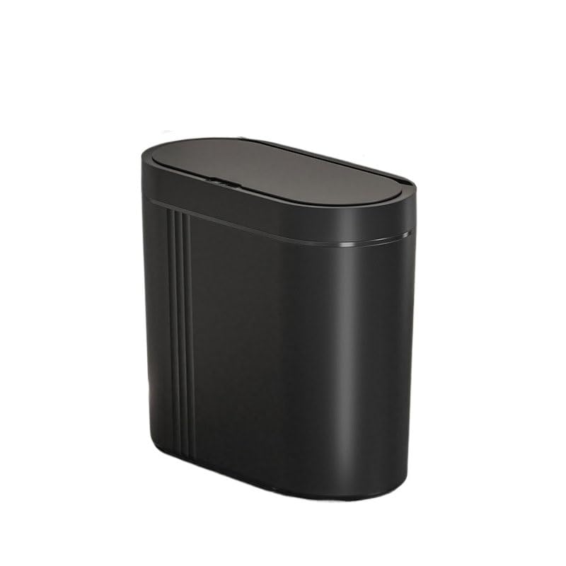 Smart Wall-Mounted Trash Can with Automatic Lid, Touchless Household Waste Bin for Bathroom Kitchen Bedroom