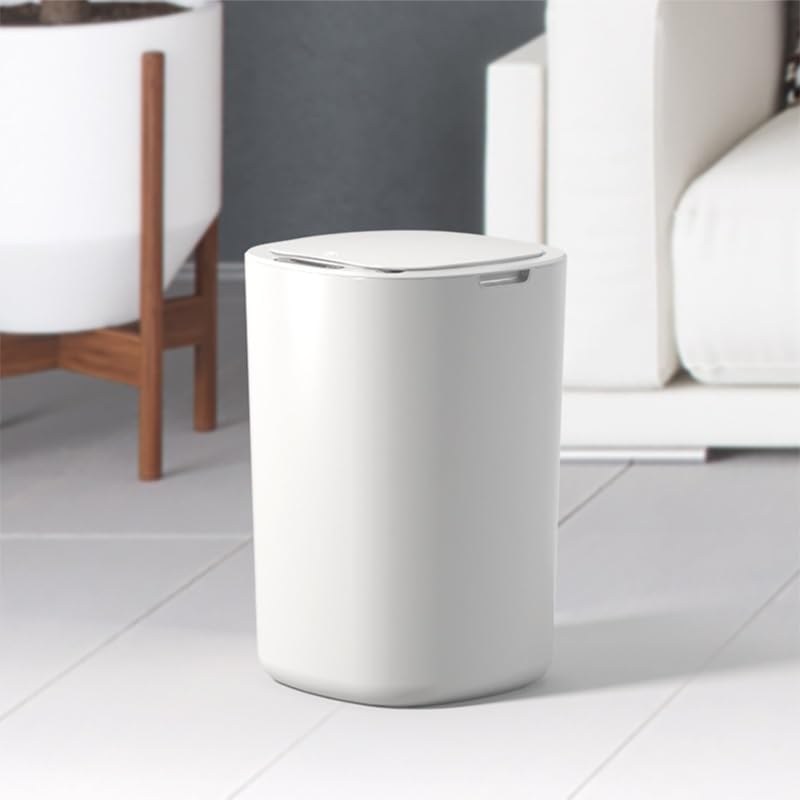 Smart ABS Sensor Trash Can with Automatic Lid, Kitchen Bathroom Office Touchless Waste Bin