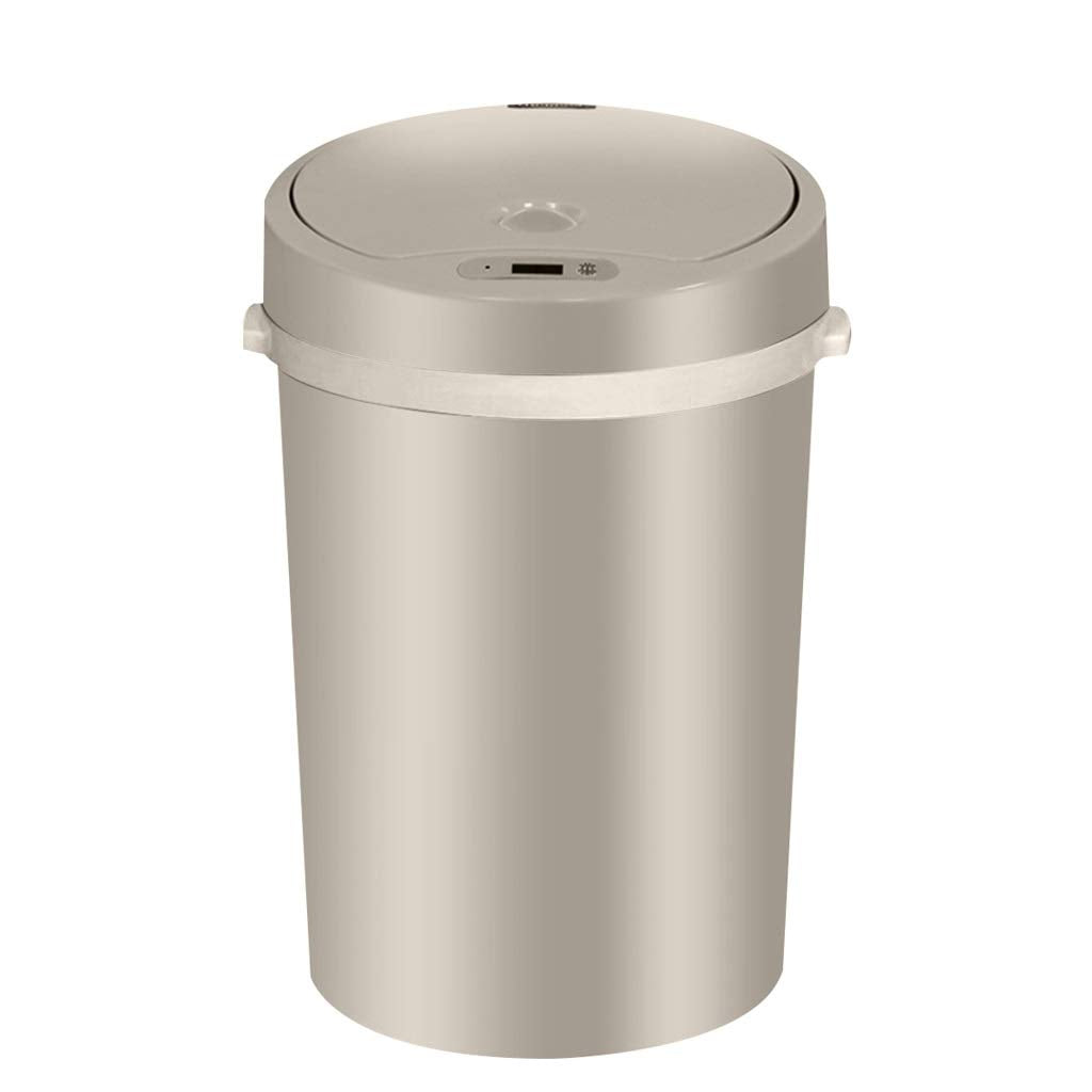 16L Automatic Sensor Smart Trash Can, Plastic Household Waste Bin for Dry & Wet Waste