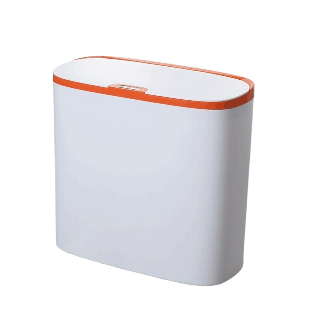 Smart Touchless Sensor Trash Can for Bathroom & Kitchen, Slim Automatic Waste Bin