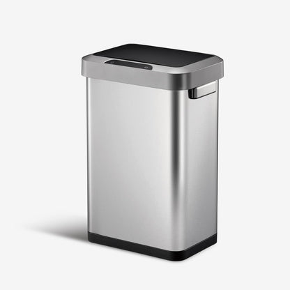Motion Sensor Trash Can – Touchless Automatic Lid, Kitchen Office Bathroom Bin, Stainless Steel