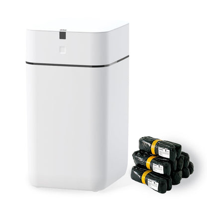 Smart Motion Sensor Trash Can – Self-Sealing, Self-Changing, Touchless Kitchen Bathroom Office Bin, Bag Ring System