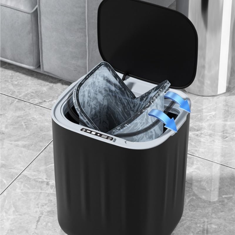 Smart PP Sensor Trash Can, Home Kitchen Bathroom Living Room Waste Bin
