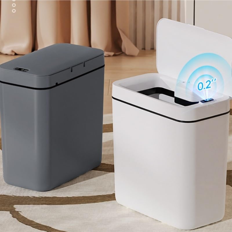 Smart ABS Sensor Trash Can for Home Bedroom Kitchen Bathroom Waste Bin