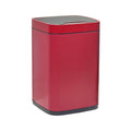Smart Square Stainless Steel Sensor Trash Can with Lid, 2.3–3.1 Gallon Indoor Waste Bin for Bedroom & Living Room