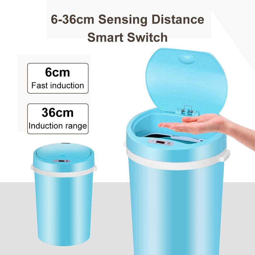 16L Automatic Sensor Trash Can, Touchless Smart Waste Bin for Home & Office