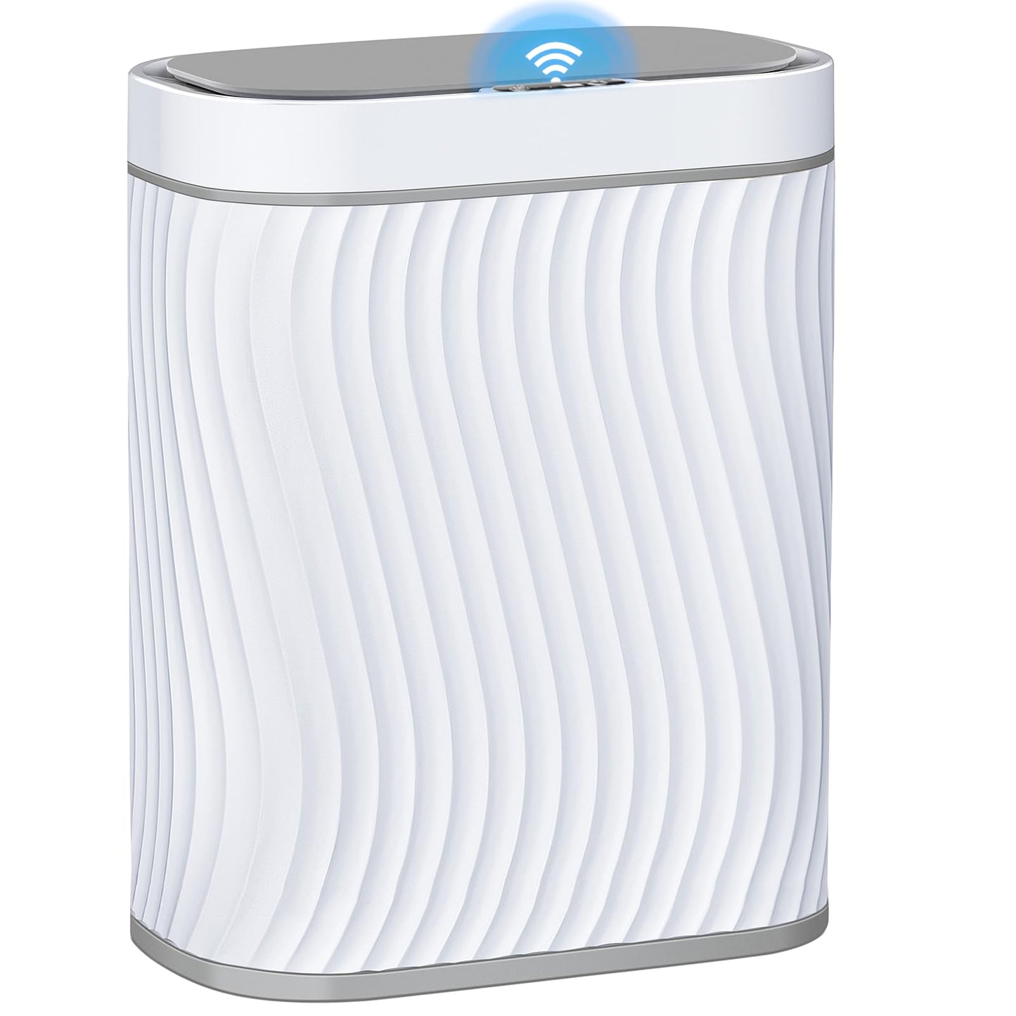 2.6 Gallon Smart Sensor Trash Can – Touchless Lid, Slim Waterproof Bathroom Bin, Compact Bedroom Office Waste Bin