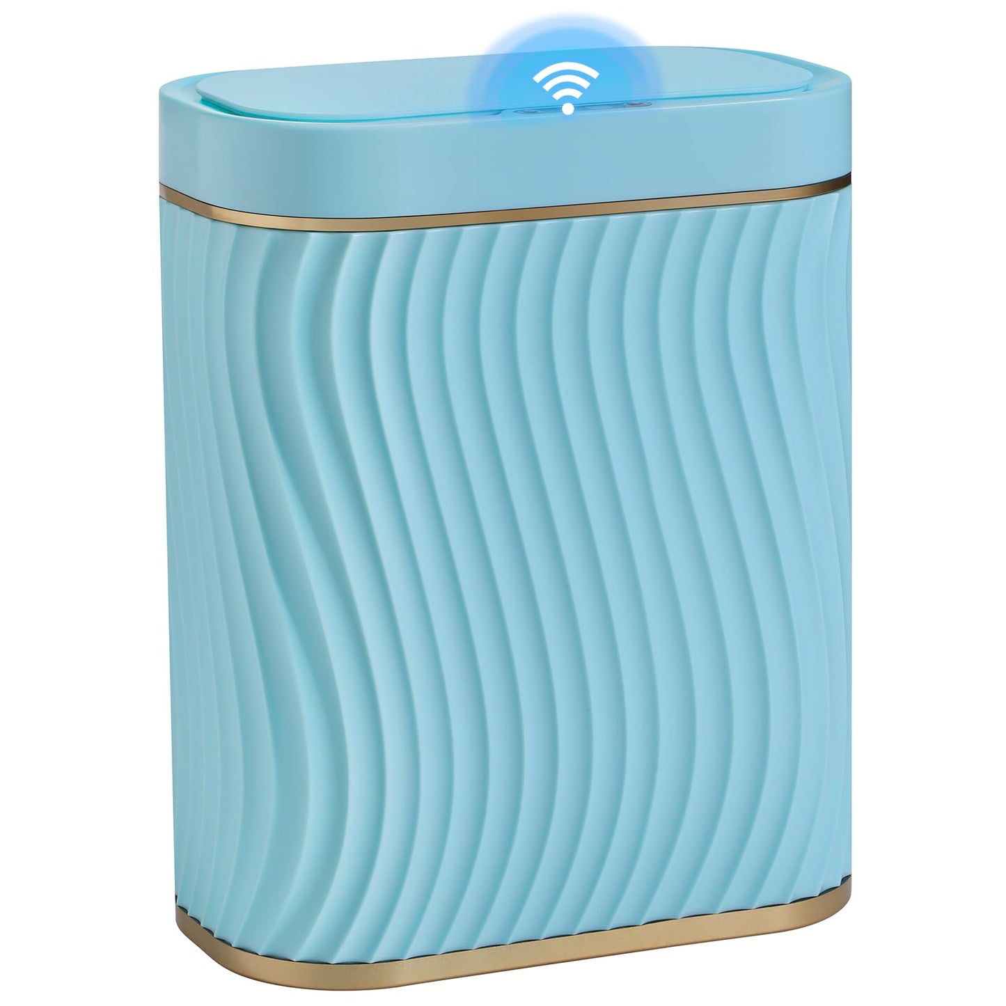 2.6 Gallon Smart Sensor Trash Can – Touchless Lid, Slim Waterproof Bathroom Bin, Compact Bedroom Office Waste Bin