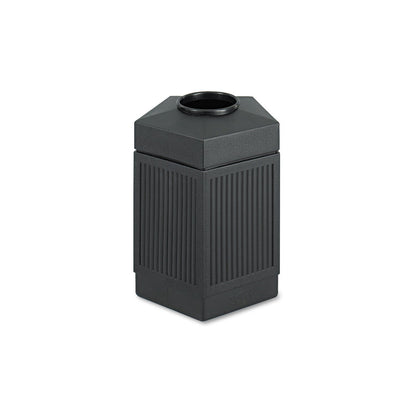 Outdoor Trash Can – Commercial Style Waste Bin, Durable All-Weather Garbage Container
