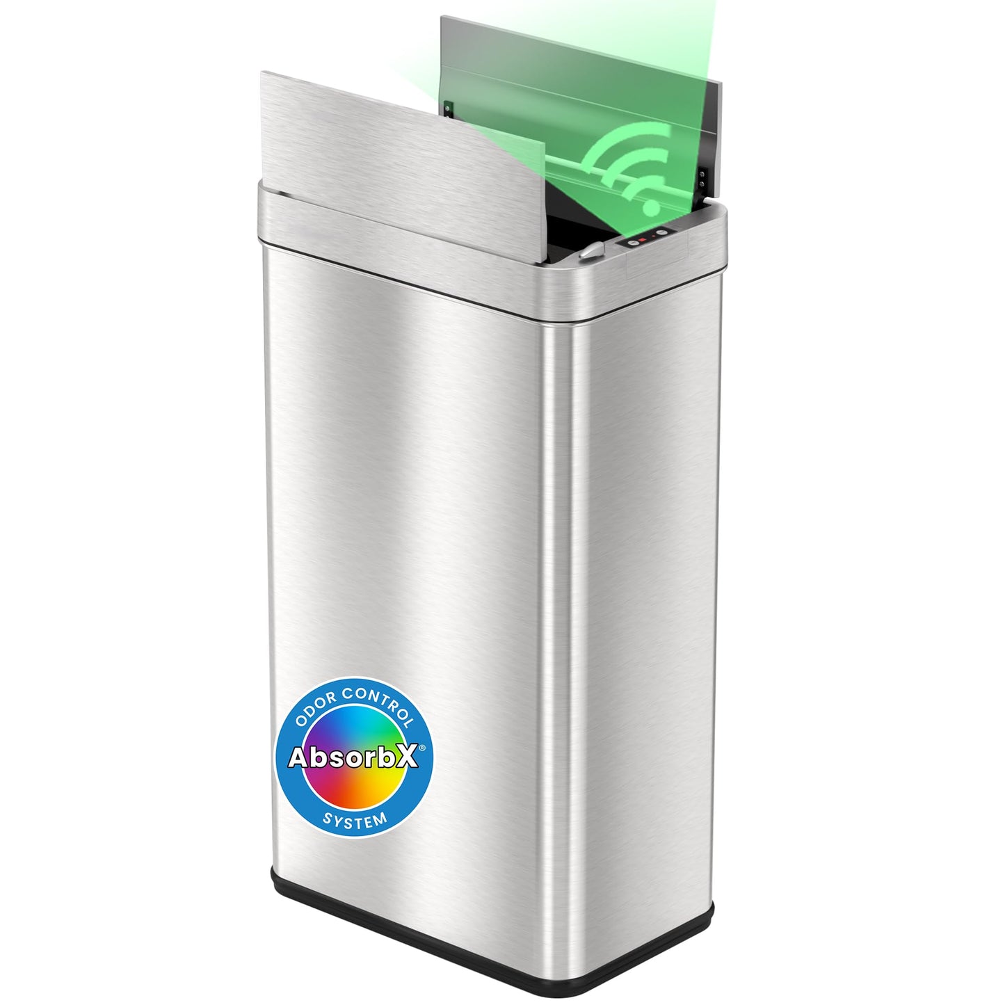 Smart Sensor Trash Can – Touchless Automatic Lid, Stainless Steel, Removable Bucket, Hygienic Kitchen & Office Bin