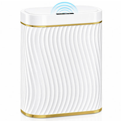 2.6 Gallon Smart Sensor Trash Can – Touchless Lid, Slim Waterproof Bathroom Bin, Compact Bedroom Office Waste Bin