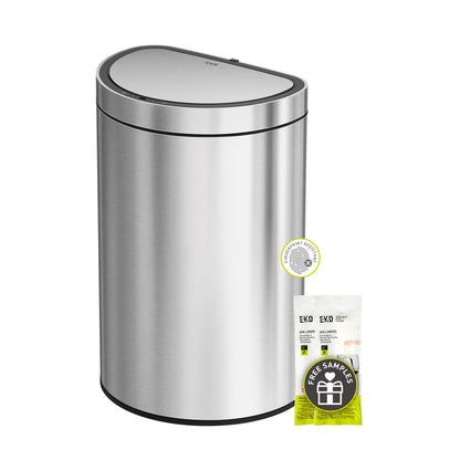 Motion Sensor Trash Can – Touchless Automatic Lid, Kitchen Office Bathroom Bin, Stainless Steel