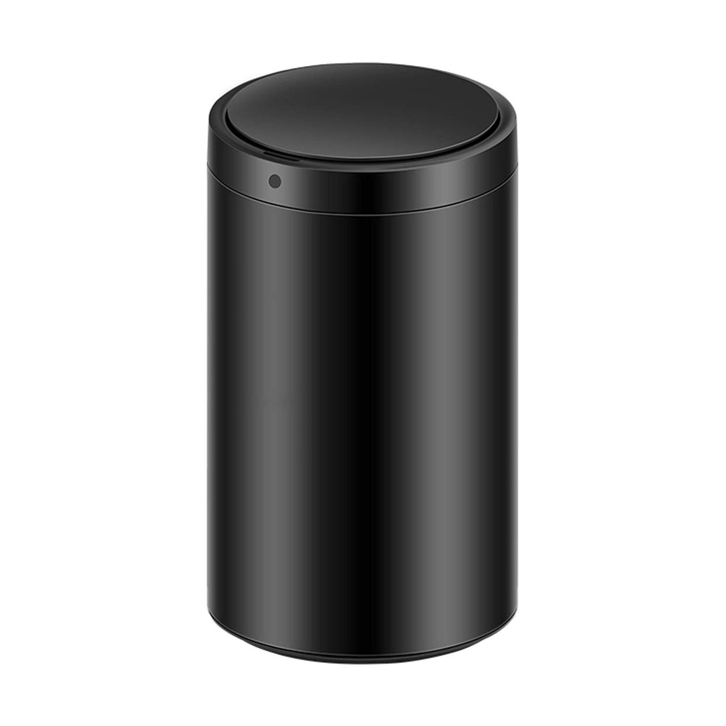 Smart Stainless Steel Kitchen Trash Can with Lid, Round Induction Waste Bin for Home & Living Room, 5.2–7.9 Gallon Capacity