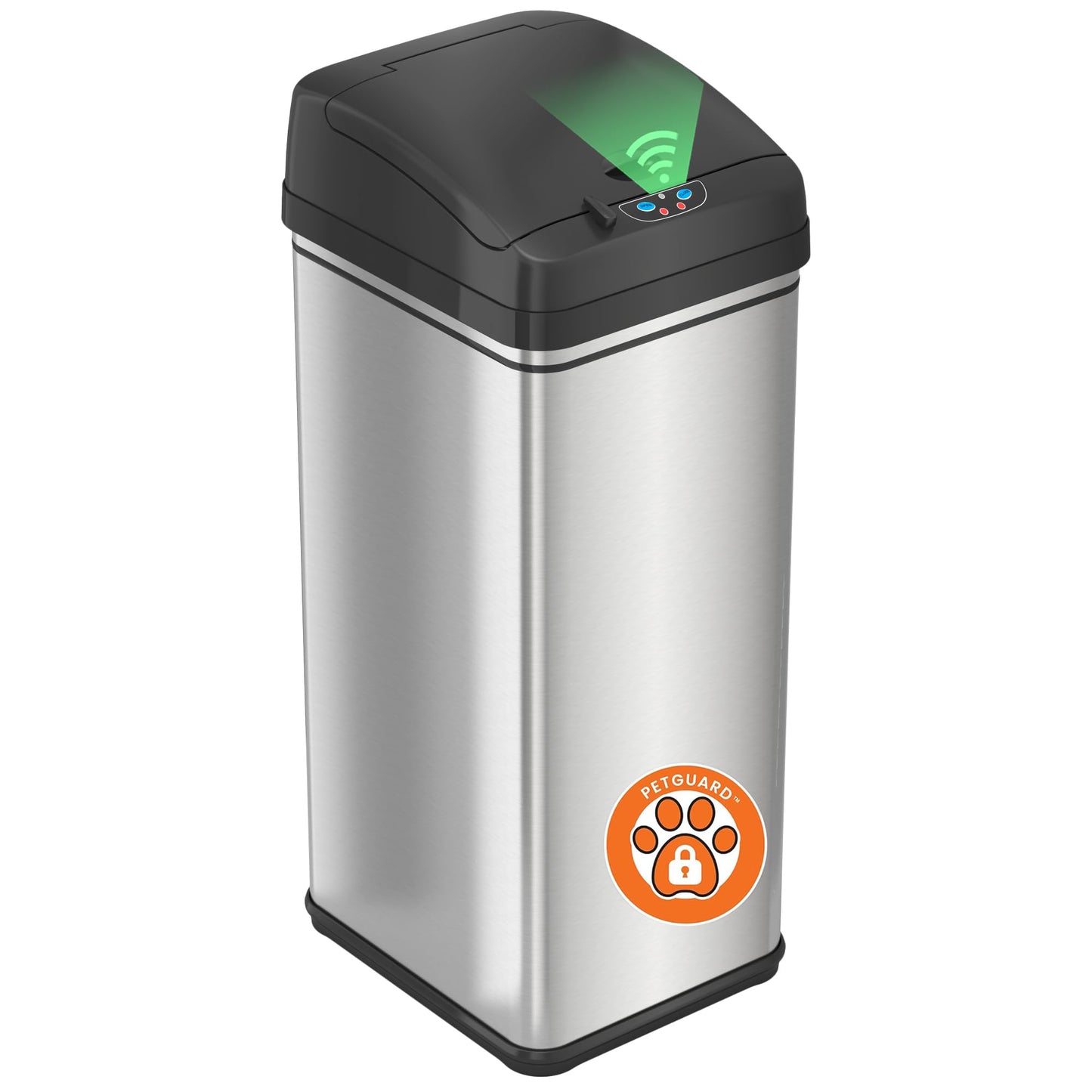 Smart Sensor Trash Can – Touchless Automatic Lid, Stainless Steel, Removable Bucket, Hygienic Kitchen & Office Bin