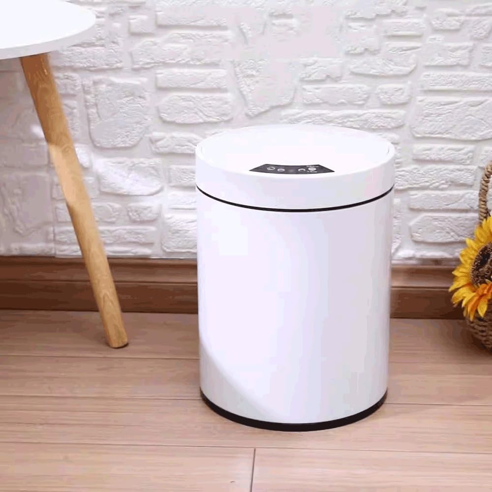 Smart Sensor Trash Can with Lid, Automatic Induction Kitchen Bathroom Toilet Waste Bin