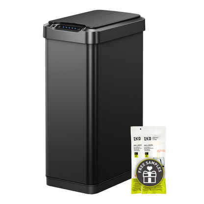 Motion Sensor Trash Can – Touchless Automatic Lid, Kitchen Office Bathroom Bin, Stainless Steel