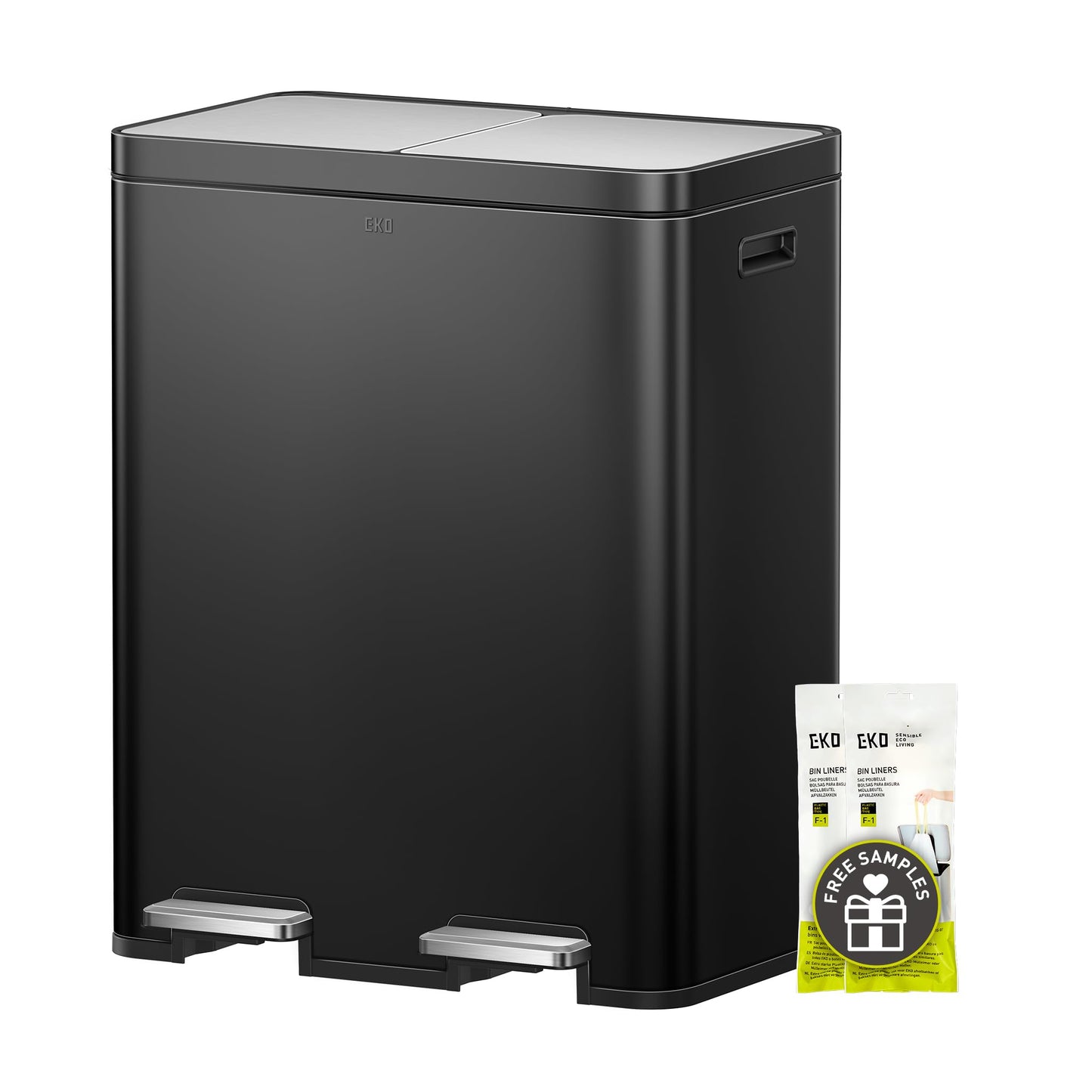 EKO Dual Compartment Trash Can