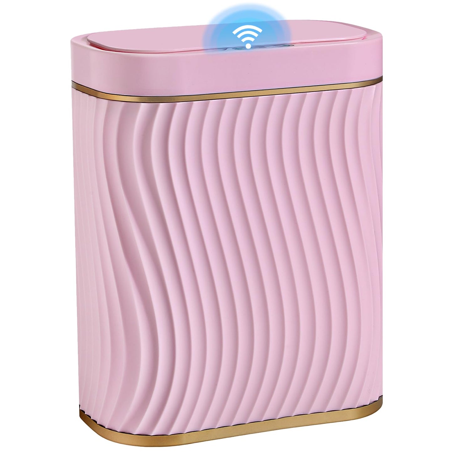 2.6 Gallon Smart Sensor Trash Can – Touchless Lid, Slim Waterproof Bathroom Bin, Compact Bedroom Office Waste Bin