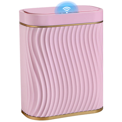 2.6 Gallon Smart Sensor Trash Can – Touchless Lid, Slim Waterproof Bathroom Bin, Compact Bedroom Office Waste Bin