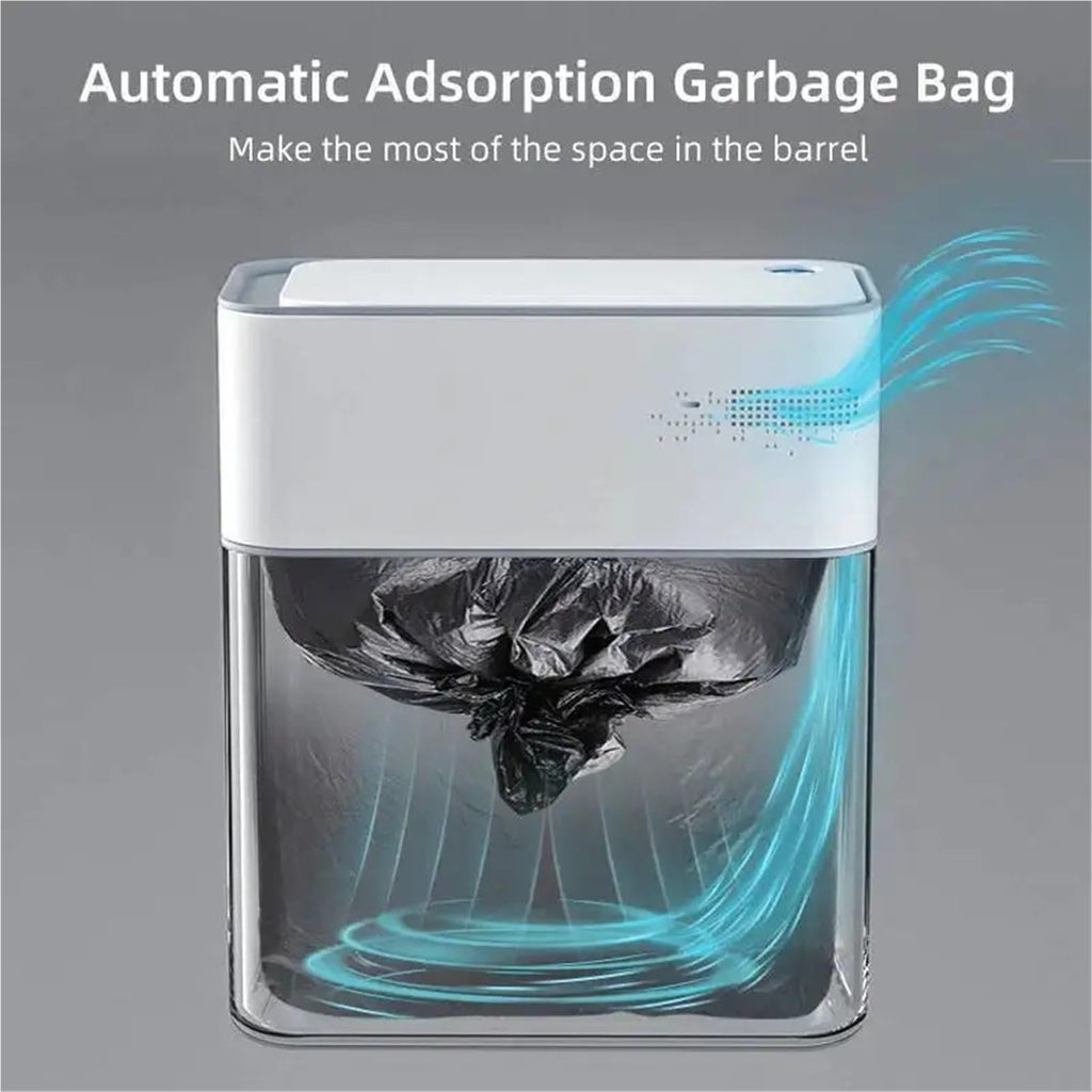 15L Smart Sensor Trash Can for Bathroom & Kitchen, Slim Minimalist Indoor Waste Bin