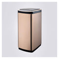 Smart Stainless Steel Touchless Trash Can, 20–30L Rectangular Kitchen Waste Bin with Lid