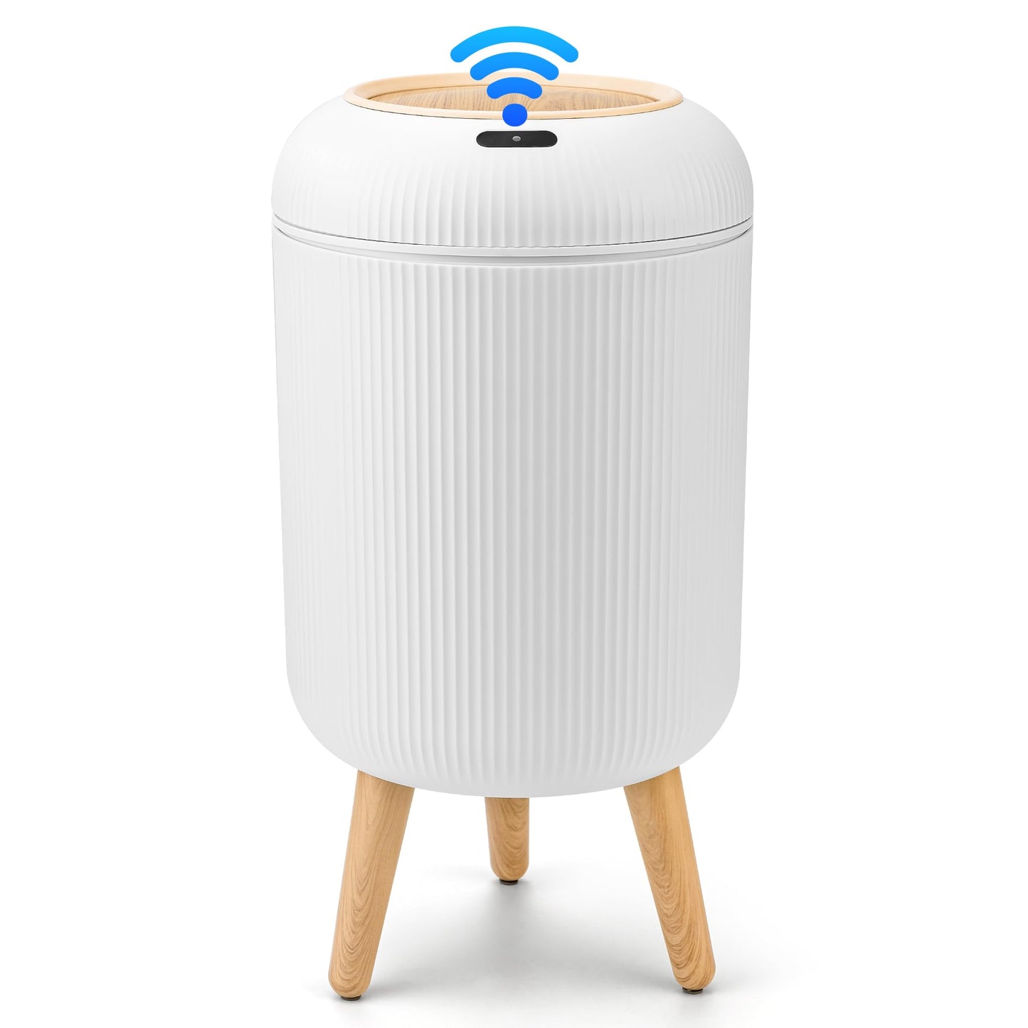 Smart Sensor Wastebasket – Waterproof Plastic, Touchless Lid, Hygienic Kitchen Bathroom Bedroom Office Bin