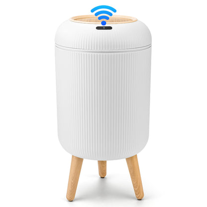 Smart Sensor Wastebasket – Waterproof Plastic, Touchless Lid, Hygienic Kitchen Bathroom Bedroom Office Bin