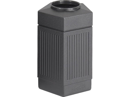 Outdoor Trash Can – Commercial Style Waste Bin, Durable All-Weather Garbage Container