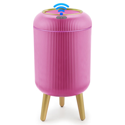 Smart Sensor Wastebasket – Waterproof Plastic, Touchless Lid, Hygienic Kitchen Bathroom Bedroom Office Bin