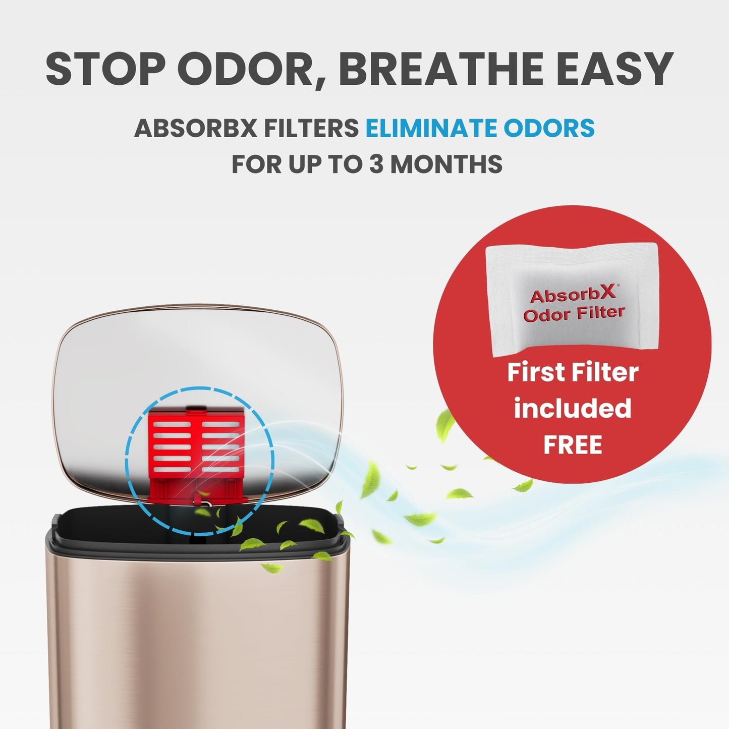 Smart Sensor Trash Can – Touchless Automatic Lid, Stainless Steel, Removable Bucket, Hygienic Kitchen & Office Bin