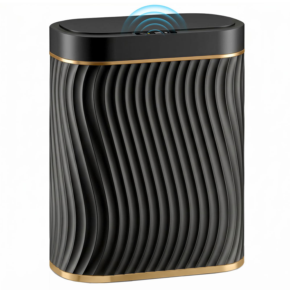 2.6 Gallon Smart Sensor Trash Can – Touchless Lid, Slim Waterproof Bathroom Bin, Compact Bedroom Office Waste Bin