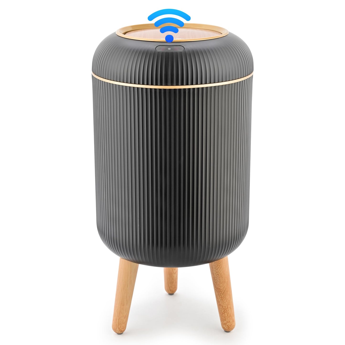 Smart Sensor Wastebasket – Waterproof Plastic, Touchless Lid, Hygienic Kitchen Bathroom Bedroom Office Bin