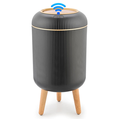 Smart Sensor Wastebasket – Waterproof Plastic, Touchless Lid, Hygienic Kitchen Bathroom Bedroom Office Bin