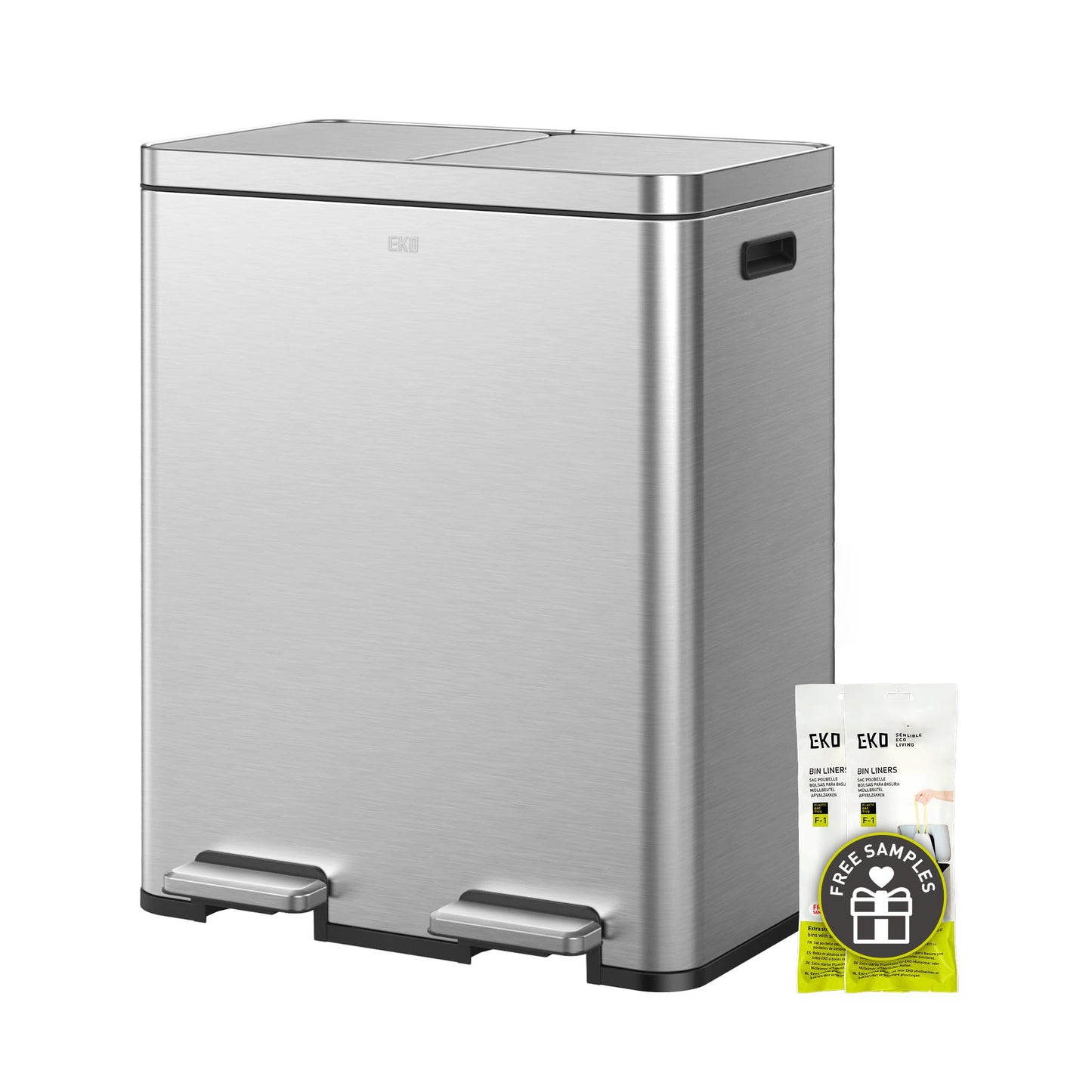 EKO Dual Compartment Trash Can