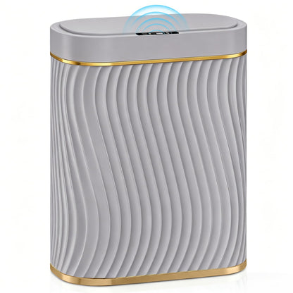 2.6 Gallon Smart Sensor Trash Can – Touchless Lid, Slim Waterproof Bathroom Bin, Compact Bedroom Office Waste Bin