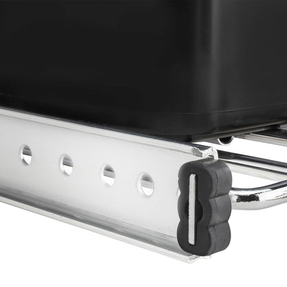 Pull-Out Trash Can for Kitchen Cabinets – Under Sink Sliding Waste Bin System, Soft-Close Organizer
