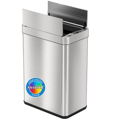 Smart Sensor Trash Can – Touchless Automatic Lid, Stainless Steel, Removable Bucket, Hygienic Kitchen & Office Bin