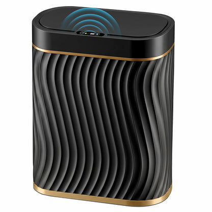 2.6 Gallon Smart Sensor Trash Can – Touchless Lid, Slim Waterproof Bathroom Bin, Compact Bedroom Office Waste Bin