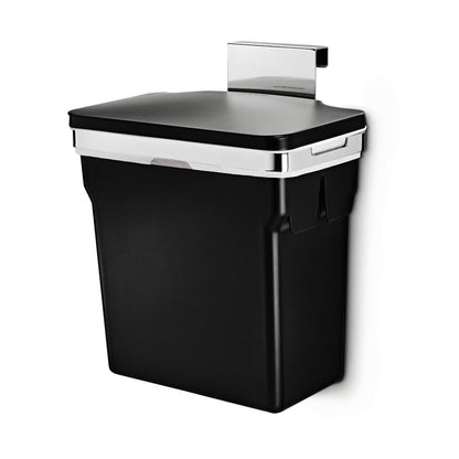 Dual Compartment Pull-Out Trash Can – Under Counter Kitchen Recycling & Waste Bin System, Soft-Close Sliding