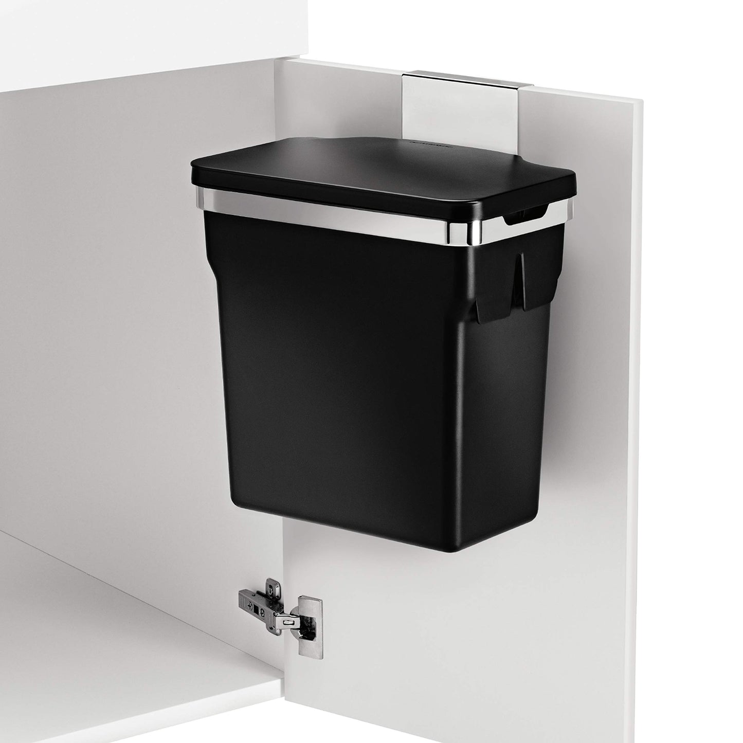 Dual Compartment Pull-Out Trash Can – Under Counter Kitchen Recycling & Waste Bin System, Soft-Close Sliding