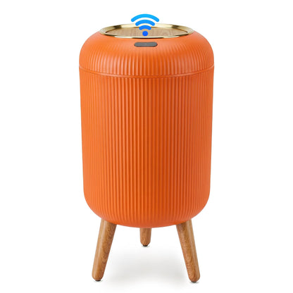 Smart Sensor Wastebasket – Waterproof Plastic, Touchless Lid, Hygienic Kitchen Bathroom Bedroom Office Bin