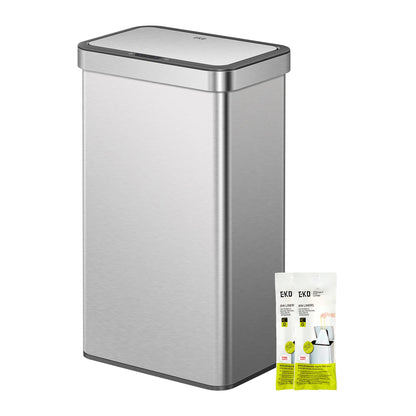 Motion Sensor Trash Can – Touchless Automatic Lid, Kitchen Office Bathroom Bin, Stainless Steel
