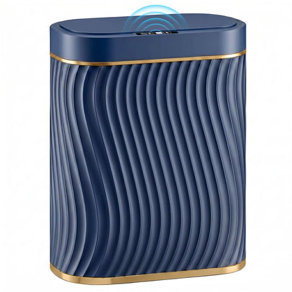 2.6 Gallon Smart Sensor Trash Can – Touchless Lid, Slim Waterproof Bathroom Bin, Compact Bedroom Office Waste Bin